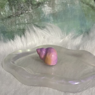 糖葫鹿寄居蟹手工替换壳一舟花染定制天然海螺贝壳