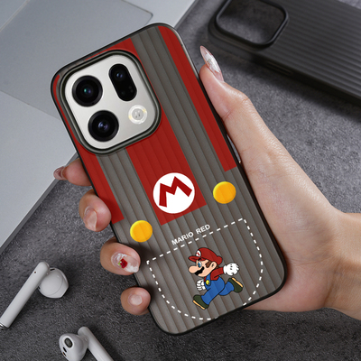 马里奥手机壳适用OPPO Find X9Pro新款x7Ultra超薄磨砂半透明旅行箱简约高级感火情侣X8SUltra卡通Find X8Pro