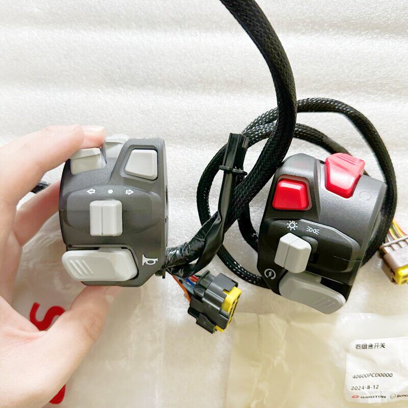 QJ摩托原厂装配件钱江 赛800 QJ800GS-G 左右组合开关起动大灯