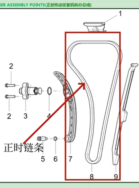 Benelli贝纳利 摩托车原厂配件 BJ900-A TNT899 原装正时小链条