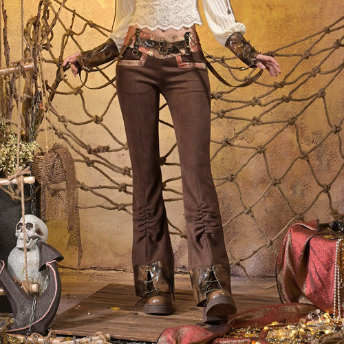 虚轨原创设计沉船秘境背带长裤