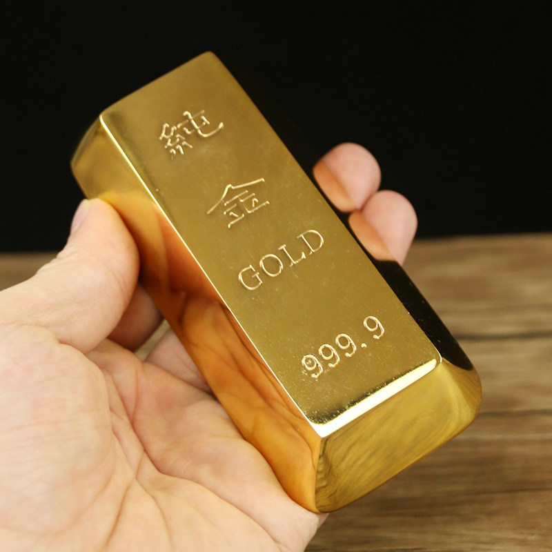 纯铜圆镇纸中国风镇尺黄铜清仓实心创意书法学生金属简约文房小号