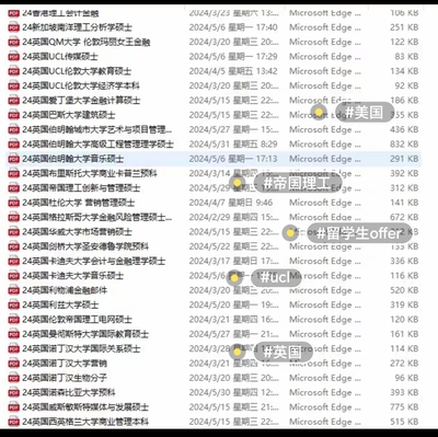 留学生offer文件 模板可以编辑 留学生offer  博士offer 真实模板