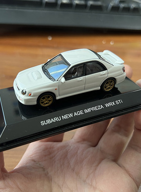 奥拓 AUTOart 1:64 汽车模型 斯巴鲁翼豹7七代 WRX STI 包装略旧