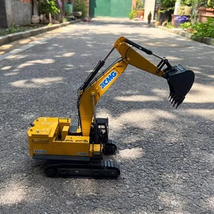 1:35原厂徐工集团挖矿工程车带履带仿真静态合金液压挖机模型收藏