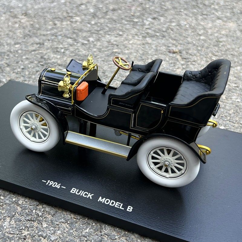 1:18原厂1904年别克modelb-Black老爷车仿真静态汽车模型摆件纪念