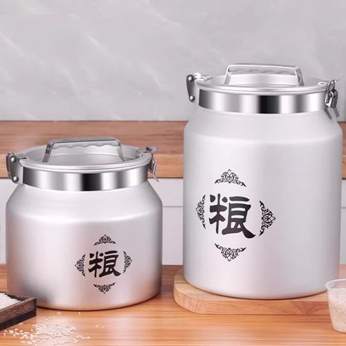 真空储粮桶不锈钢大米密封桶家用