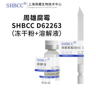 10℃斜面培养物 菌株玉米粉琼脂冷藏4 D62263非模式 周雄腐霉SHBCC