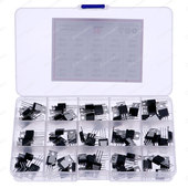 220直插晶体管C5027 A940 D880 BU406 TIP137 50N06 15种三极管TO