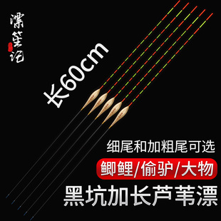 60公分芦苇浮漂高灵敏黑坑行程流氓漂加长鲫鱼漂加粗醒目60cm浮漂