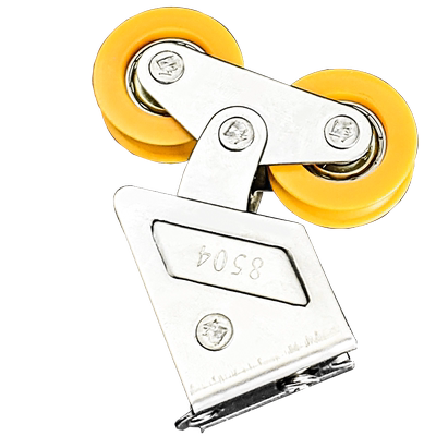 8504滑轮老式铝合金窗户滑轮老款推拉门双轮平移门轴承不锈钢轮子