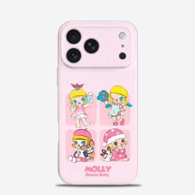 molly适用iPhone17promax手机壳15苹果16华为mate80高级感P70小米14小众13防摔oppofindx9卡通vivox300荣耀90