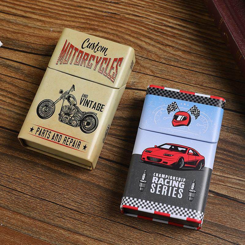 新款网红复古防潮抗压铁盒香烟盒创意密封便携男士粗烟盒专用盒子,ZIPPO/瑞士军刀/眼镜,烟盒,淘宝优惠券,粉丝福利购,淘宝优惠卷