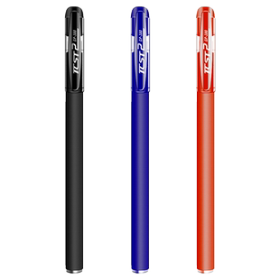 初华100支中性笔考试专用笔学生用0.5/0.38MM碳素黑色水性签字水笔芯心圆珠笔红笔全针管子弹头初中生文具