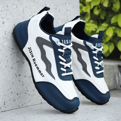 德训鞋男鞋2025秋季新款男士户外运动鞋厚底防滑男款青少年跑步鞋