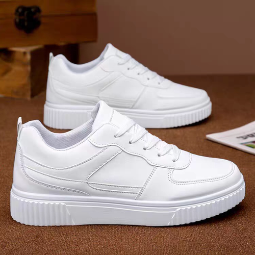 小白鞋男秋季厚底增高男鞋青少年潮流运动休闲鞋2025新款百搭板鞋