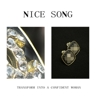 SONG 高定款 钻进我心 宋宋自留款 耳钉 夏季 NICE