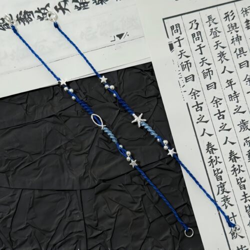 立减5元手工礼物小海星小鱼手链
