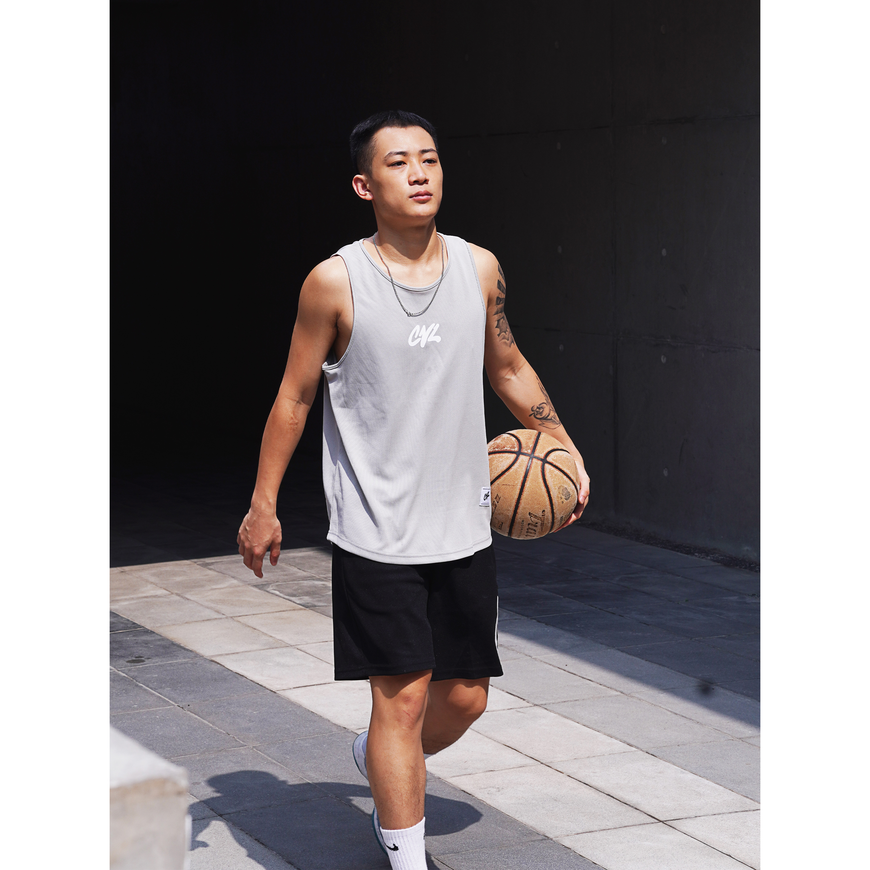 cnl基础无袖训练实战篮球背心