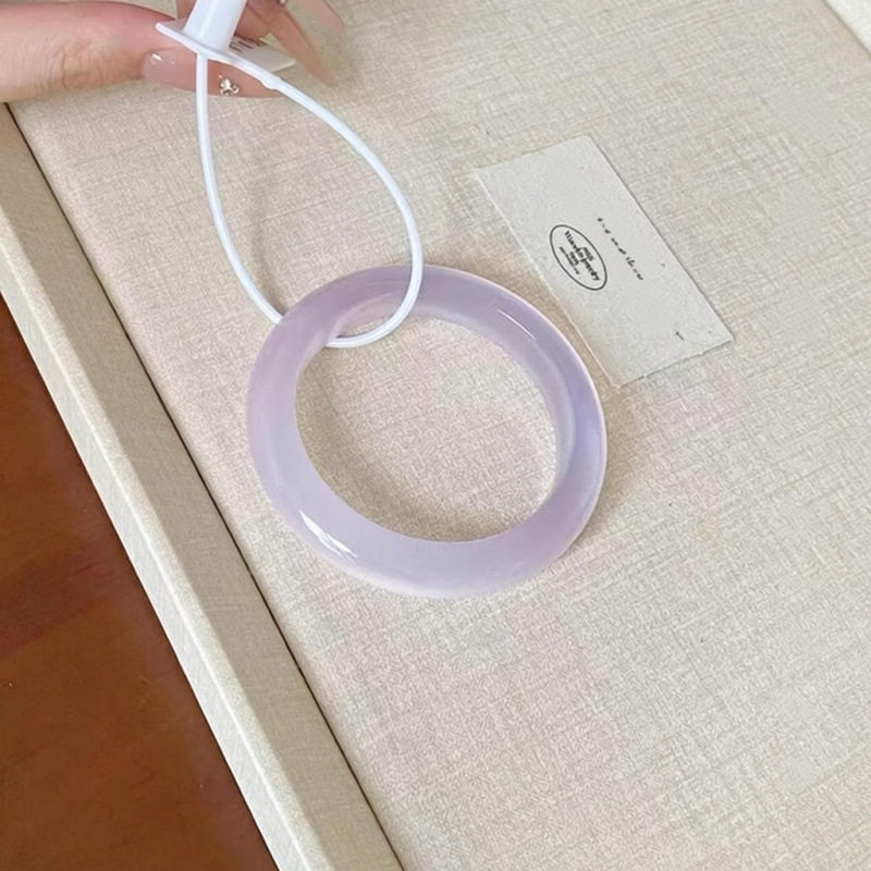 纯天然紫罗兰玛瑙手镯女款冰飘