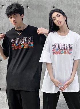 SoulSense死在夏威夷系列tiki图腾高阶潮流宽松短袖T恤男女同款