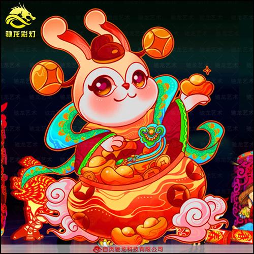 迎春灯组制作大型春节彩门户外花灯展览灯饰厂家春节元宵彩灯