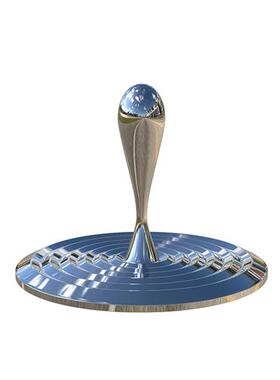 大型不锈钢雕塑定制工厂户外园林镜面金属几何景观玻璃钢落地摆件