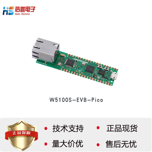 WIZNETW5100S-EVB-Pico树莓派