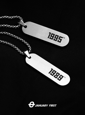 原创设计定制情侣生日INS项链