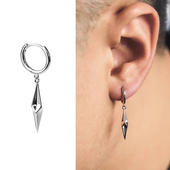 中性几何耳环男高级感痞帅吊坠设计感小众耳钉单只耳饰耳坠美式