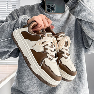 2024夏季男鞋网红鞋子男ins潮流百搭小众学生板鞋男款厚底运动鞋