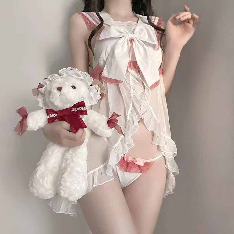 性感房事高级内衣超辣的裙子lolita二次元可爱日系睡裙古风套装