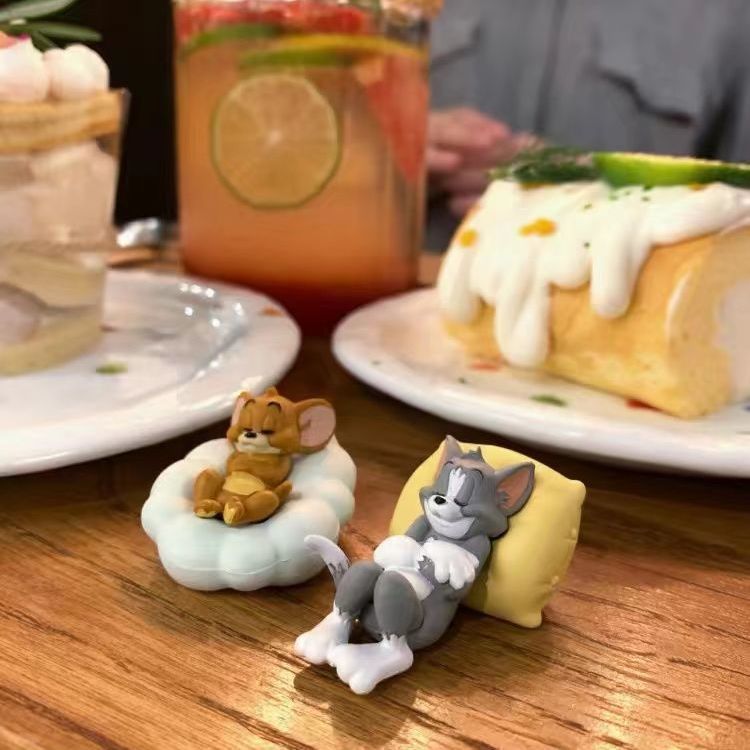 猫和老鼠汤姆杰瑞汽可爱书桌面