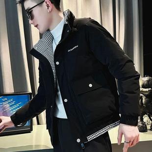 2024年新款 网红痞帅外套冬装 秋冬款 男装 棉衣 羽绒棉服男款 男士 冬季