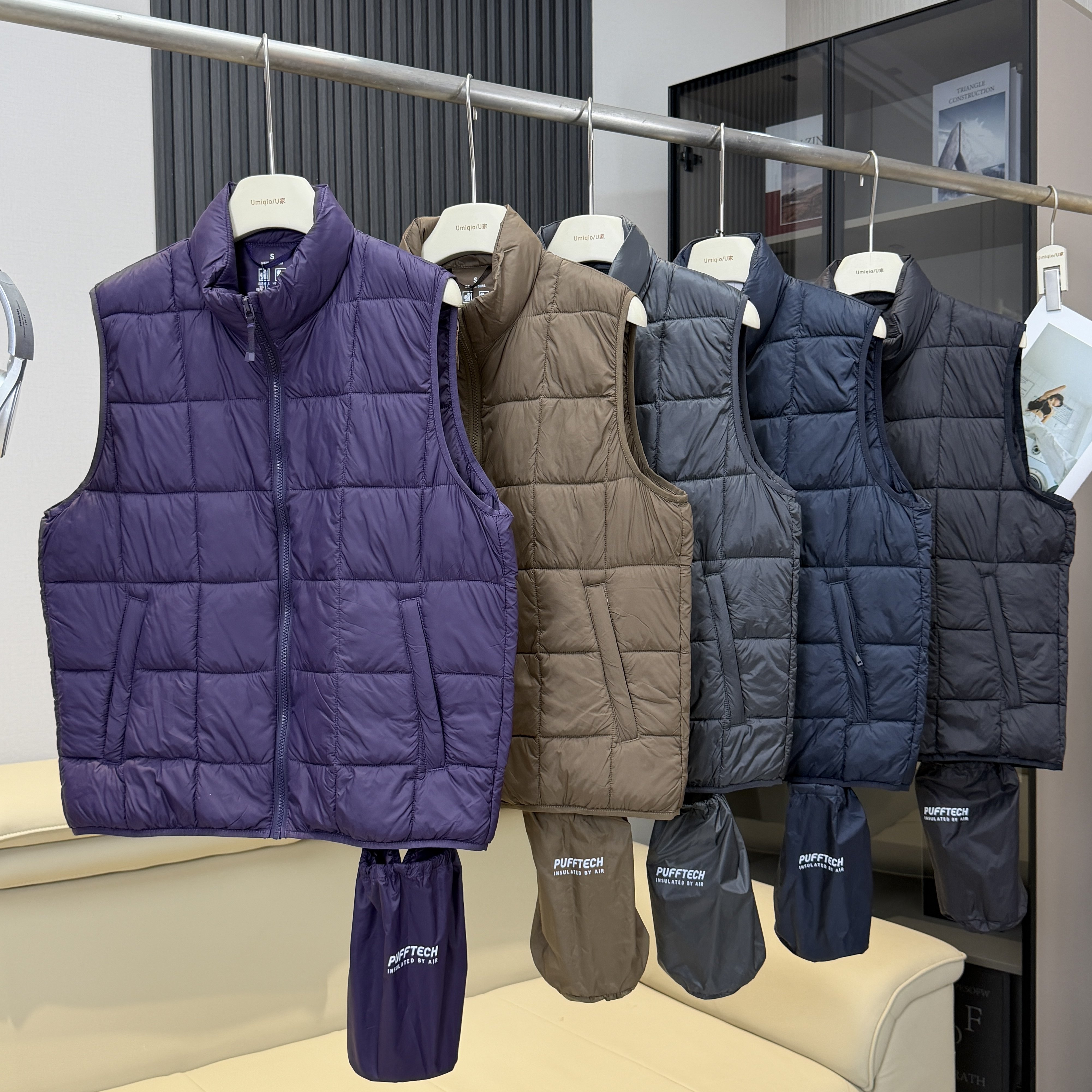 棵米ai蕉家！户外山系情侣款秋冬保暖立领空气棉服背心便携式马甲,男装,常规马甲,淘宝优惠券,粉丝福利购,淘宝优惠卷