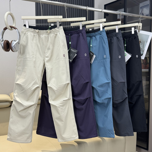 棵米ai蕉家！户外山系松紧腰防风防水加绒软壳冲锋裤登山裤伞兵裤