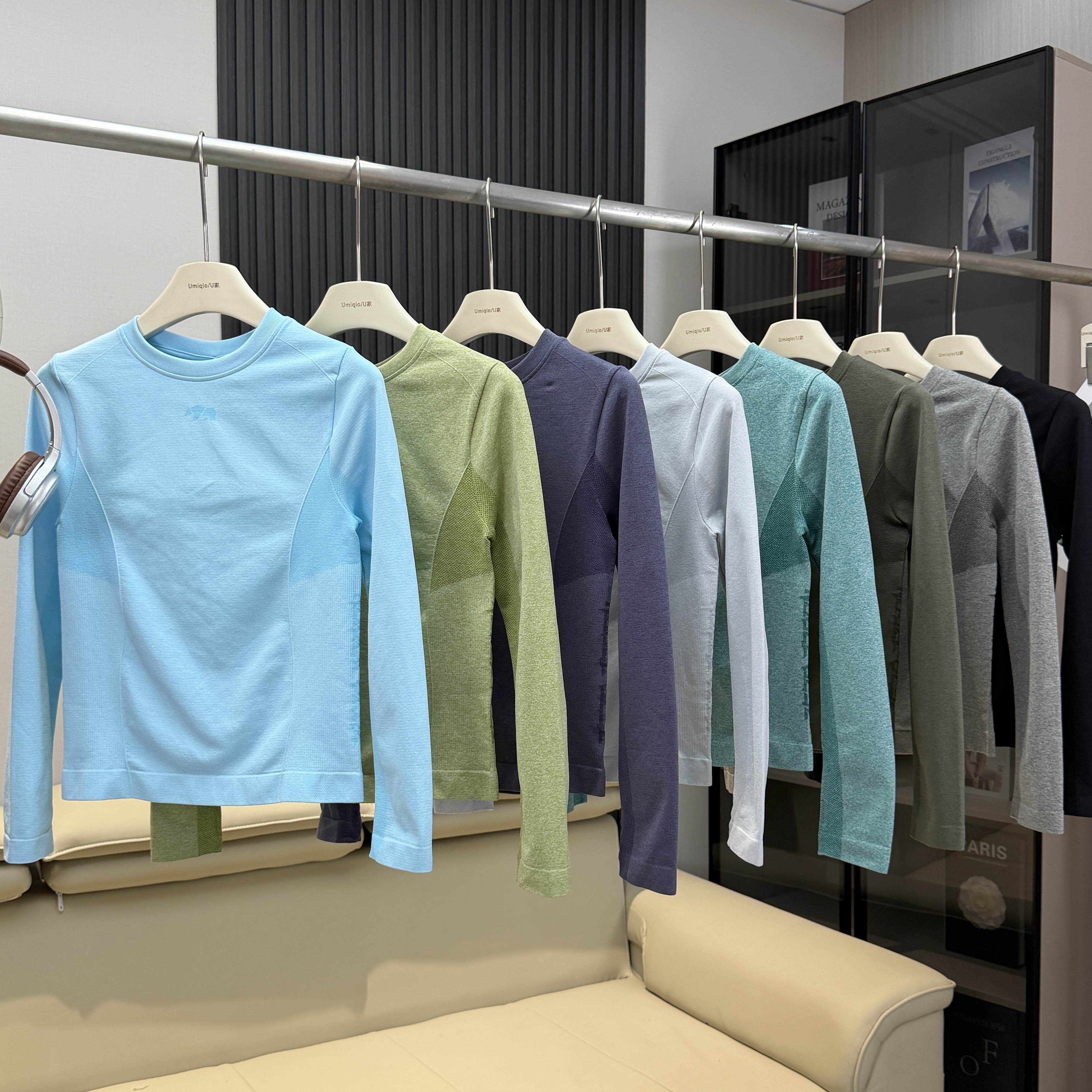 棵米ai蕉家！户外山系滑雪速干衣排汗透气运动保暖内衣T恤打底衫