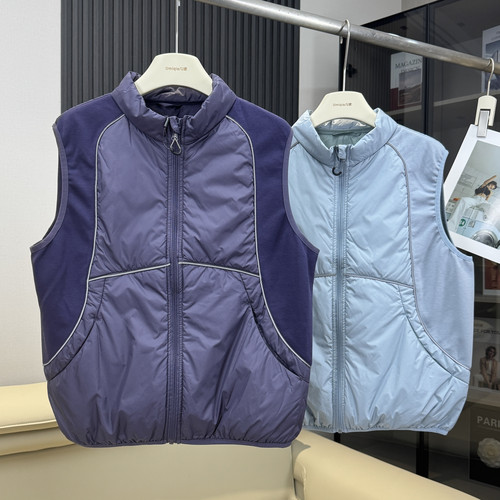 棵米ai蕉家！户外山系情侣徒步露营棉马甲立领工装保暖防泼水棉服