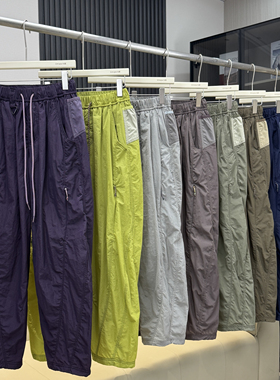 户外山系男女运动轻量化伞兵弯刀速干长裤工装徒步登山机能冲锋裤