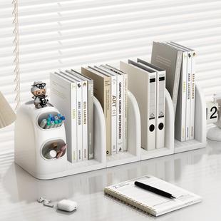 桌面书本收纳盒书立架书架书桌文具笔筒儿童女孩学习桌学生置物架