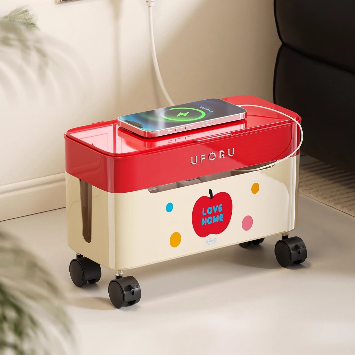 插排插座收纳盒大号理线神器