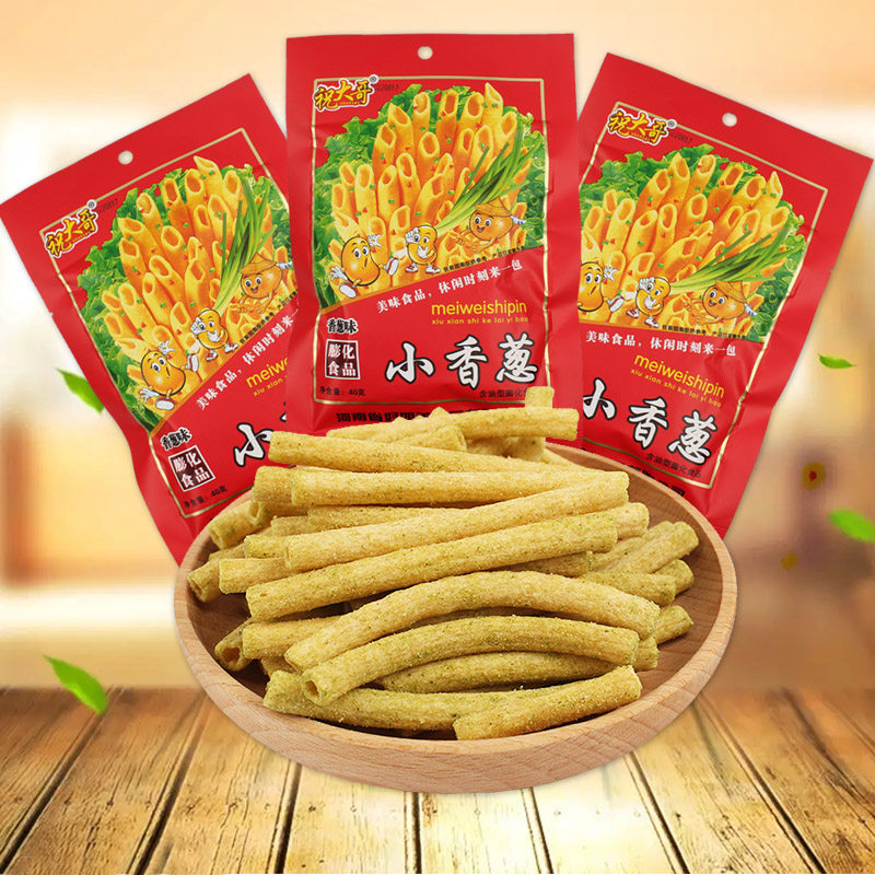 祝氏好兄弟小香葱葱香味一根葱膨化零食8090校园经典怀旧网红食品