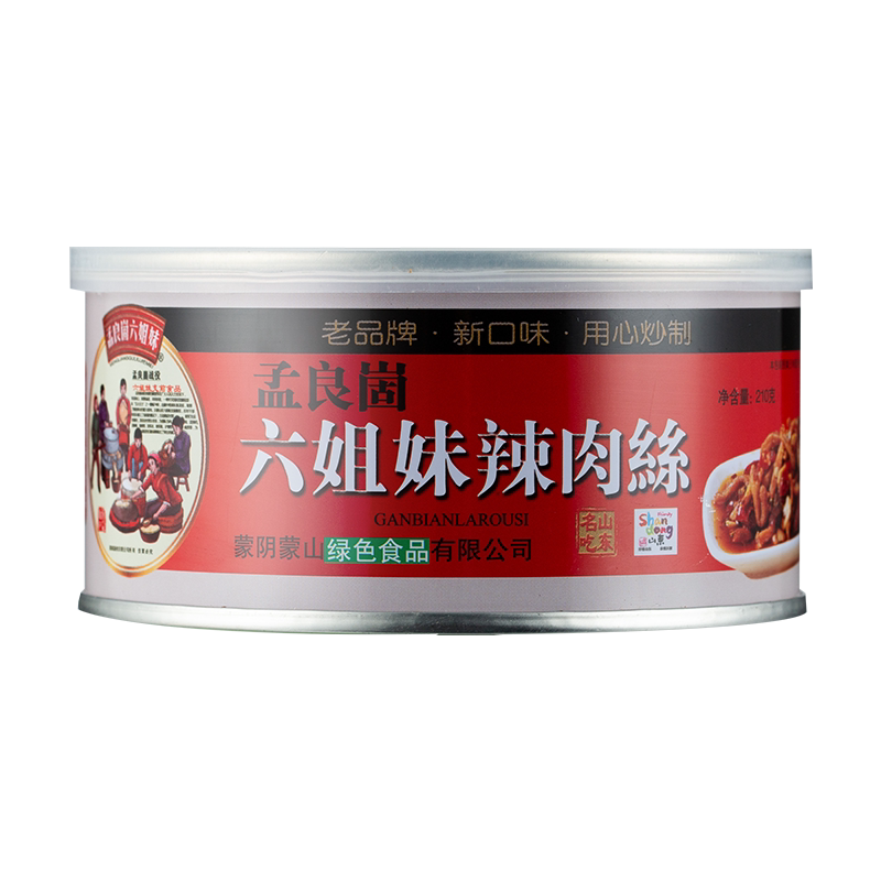 六姐妹肉丝山东沂蒙特产辣椒酱