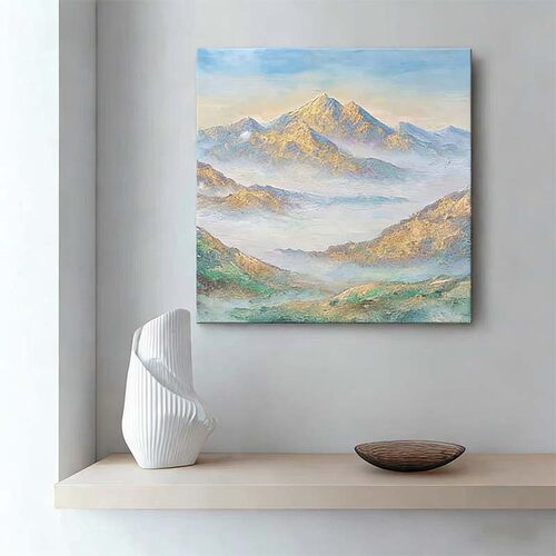 背有靠山现代简约客厅装饰画轻奢高级感饭厅壁画高端抽象玄关挂画