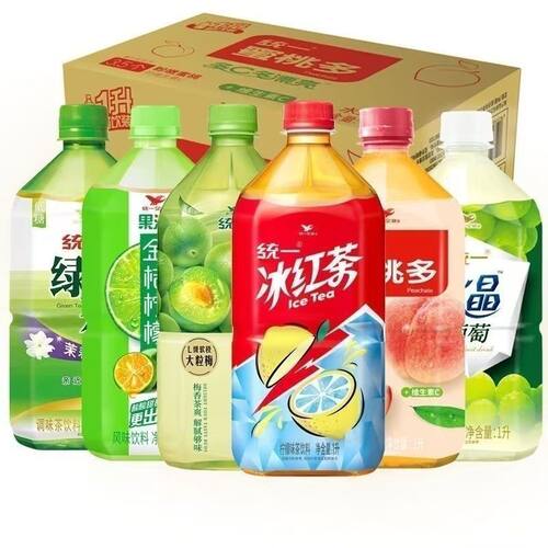 统一多口味混合任选整箱大瓶1L*1