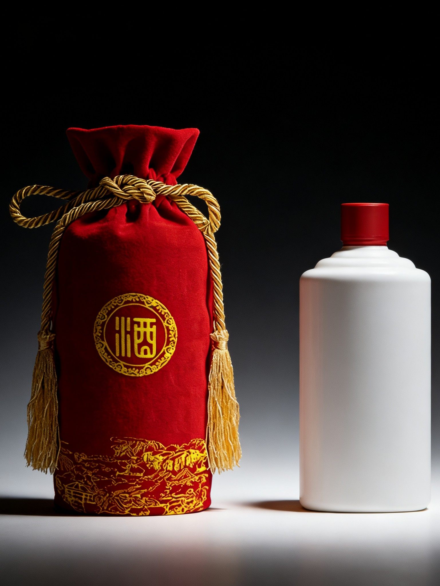 酒袋礼品袋茅型瓶绒布包装袋图片