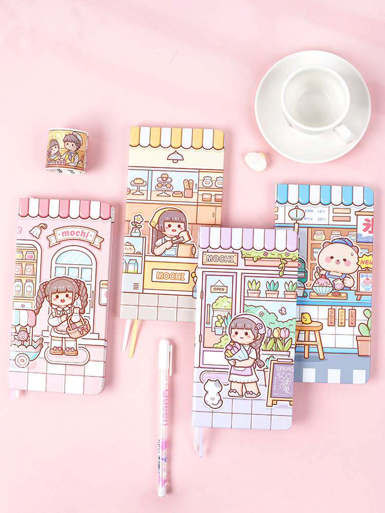 手账本网格本子新款可爱笔记小本子简约少女心ins高颜值记录本日程本