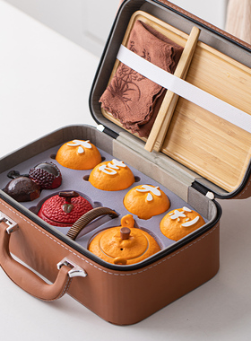 大橘大利功夫茶具礼盒送长辈领导客户朋友乔迁生日伴手礼茶壶茶杯