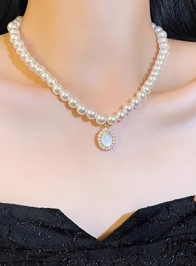 法式复古珍珠项链2025年新款