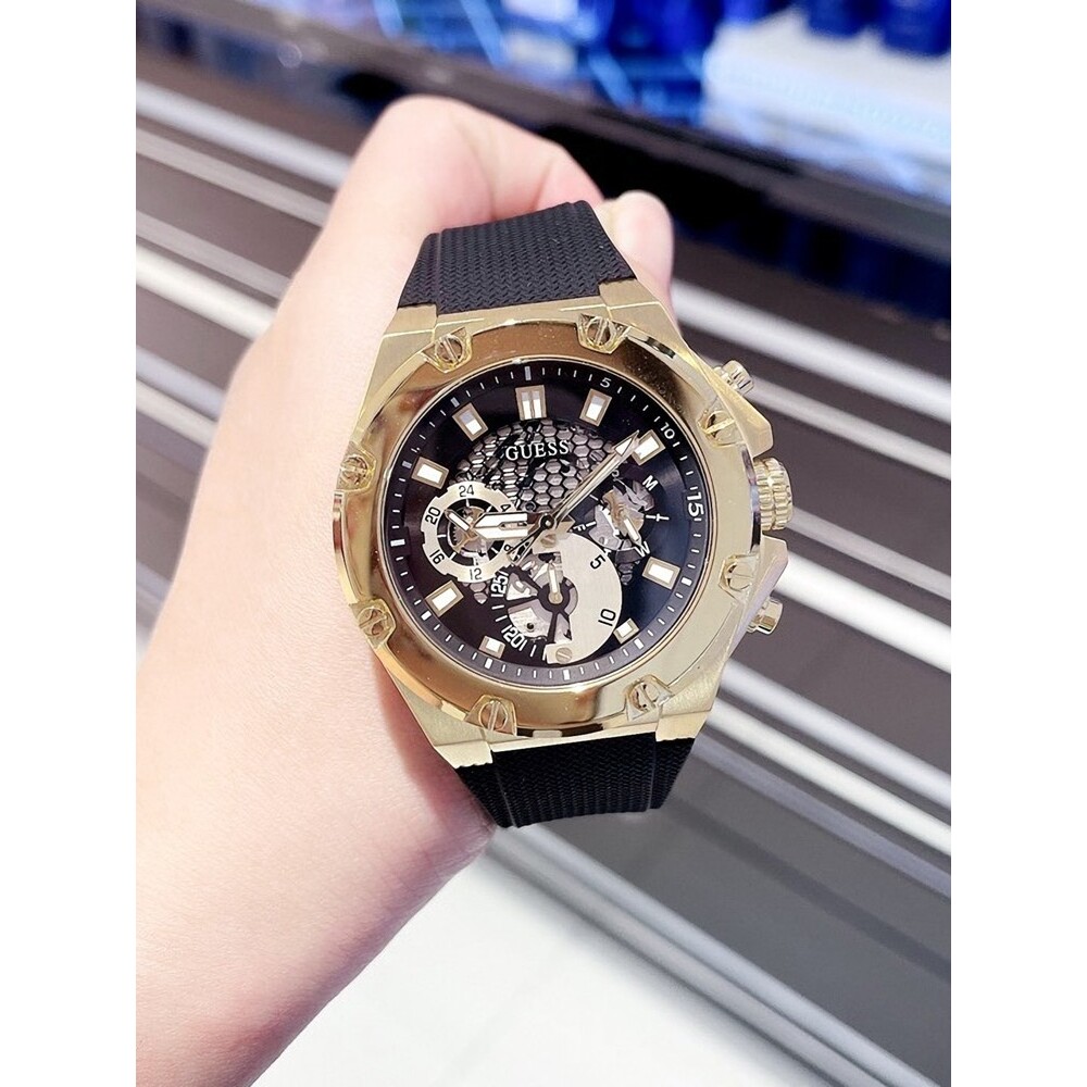 盖斯手表男镂空硅胶腕表